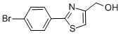 structure of CAS# 21160-53-2, [2-(4-Bromo-Phenyl)-Thiazol-4-Yl]-Methanol;[2-(4-Bromophenyl)-1,3-Thiazol-4-Yl]Methanol;[2-(4-BROMO-PHENYL)-THIAZOL-4-YL]-METHANOL