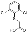 结构式 CAS# 21248-45-3, 2-(2,6-二氯苯基)硫基乙酸