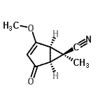 CAS#: 212609-29-5， (1R,5S,6R)-2-Methoxy-6-Methyl-4-Oxobicyclo[3.1.0]Hex-2-Ene-6-Carbonitrile