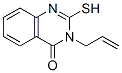 结构式 CAS# 21263-59-2, 3-烯丙基-2-巯基-3H-喹唑啉-4-酮