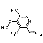 CAS#: 212778-97-7， 4-Methoxy-3,5-Dimethyl-2-Vinylpyridine