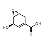 CAS#: 213027-96-4， (1R,5R,6S)-5-Hydroxy-7-Oxabicyclo[4.1.0]Hept-3-Ene-3-Carboxylic Acid