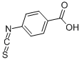 structure of CAS# 2131-62-6, 4-Isothiocyanato-Benzoic Acid;Benzoic Acid, 4-Isothiocyanato-;Nsc 52064;Nsc52064