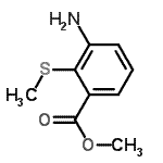 CAS#: 213176-56-8， Methyl 3-Amino-2-(Methylsulfanyl)Benzoate