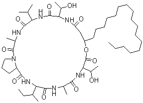 CAS#: 2132-55-0， 22-Butan-2-Yl-13-Heptadecyl-9,16-Bis(1-Hydroxyethyl)-3,19-Dimethyl-6-Propan-2-Yl-14-Oxa-1,4,7,10,17,20,23-Heptazabicyclo[23.3.0]Octacosane-2,5,8,11,15,18,21,24-Octone