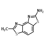 CAS#: 21325-17-7， 7-Methyl[1,3]Thiazolo[4,5-e][1,3]Benzothiazol-2-Amine