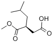 structure of CAS# 213270-36-1, (S)-(-)-2-Isobutylsuccinic Acid 1-Methyl Ester;(3S)-3-Methoxycarbonyl-5-Methyl-Hexanoate;(3S)-3-Carbomethoxy-5-Methyl-Hexanoate;Zinc02572890