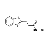 CAS#: 21344-60-5， 3-(1,3-Benzothiazol-2-Yl)-N-Hydroxypropanamide