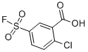 structure of CAS# 21346-66-7, 2-Chloro-5-(Fluorosulfonyl)Benzoic Acid;2-Chloro-5-Fluorosulfonyl-Benzoic Acid;Benzoic Acid, 2-Chloro-5-(Fluorosulfonyl)-