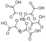 structure of CAS# 21348-59-4, Columbium Oxalate;Ethanedioate;Niobium(+2) Cation;Ethanedioic Acid, Niobium Salt