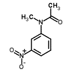 structure of CAS# 21353-89-9, N-Methyl-N-(3-Nitrophenyl)Acetamide;MFCD02169677;N-Methyl-N-(3-nitrophenyl)acetamide;ZINC00039848