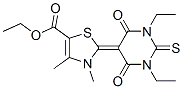 CAS#: 21368-26-3， Ethyl 2-(1,3-Diethyltetrahydro-4,6-Dioxo-2-Thioxo-(2H)-Pyrimidin-5-Ylidene)-2,3-Dihydro-3,4-Dimethylthiazole-5-Carboxylate