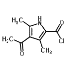 CAS#: 213767-39-6， 4-Acetyl-3,5-Dimethyl-1H-Pyrrole-2-Carbonyl Chloride