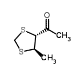 CAS#: 213821-12-6， 1-[(4R,5R)-5-Methyl-1,3-Dithiolan-4-Yl]Ethanone