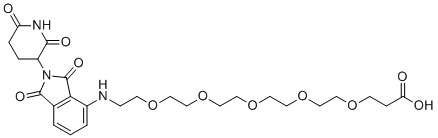 CAS 登录号:2139348-63-1, 泊马度胺-五聚乙二醇-酸