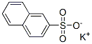 structure of CAS# 21409-32-5, 2-Naphthalenesulfonicacid Potassium Salt (1:1);Potassium 2-Naphthyl Sulfate;Potassium Naphthalene-2-Sulphonate