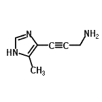 CAS#: 214153-37-4， 3-(4-Methyl-1H-Imidazol-5-Yl)-2-Propyn-1-Amine