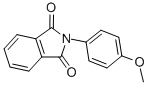 structure of CAS# 2142-04-3, 2-(4-Methoxyphenyl)Isoindole-1,3-Dione;2-(4-Methoxyphenyl)Isoindoline-1,3-Dione;2-(4-Methoxyphenyl)Isoindoline-1,3-Quinone;Aronis018227
