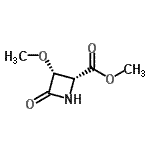 CAS#: 214215-64-2， Methyl (2R,3R)-3-Methoxy-4-Oxo-2-Azetidinecarboxylate