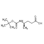 CAS#: 214402-34-3， (4R)-4-({[(2-Methyl-2-Propanyl)Oxy]Carbonyl}Amino)Pentanoic Acid