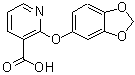 CAS#: 214758-41-5， 2-(1,3-Benzodioxol-5-Yloxy)Nicotinic Acid