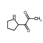 CAS#: 214782-66-8， 1-(2-Pyrrolidinyl)-1,2-Propanedione