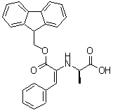 结构式 CAS# 215190-23-1, (R)-N-芴甲氧羰基-苯乙烯基丙氨酸
