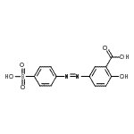 CAS#: 21542-82-5， 2-Hydroxy-5-[(4-Sulfophenyl)Diazenyl]Benzoic Acid