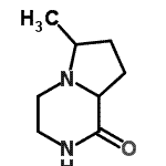 CAS#: 21550-80-1， 6-Methylhexahydropyrrolo[1,2-a]Pyrazin-1(2H)-One