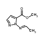CAS#: 215610-26-7， Methyl 1-[(E)-Ethylideneamino]-1H-Pyrazole-5-Carboxylate