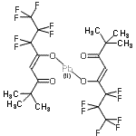 CAS#: 21600-78-2， (4Z,4'Z)-5,5'-[lambda<Sup>2</Sup>-Plumbanediylbis(Oxy)]Bis(6,6,7,7,8,8,8-Heptafluoro-2,2-Dimethyl-4-Octen-3-One)