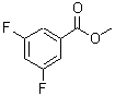 结构式 CAS# 216393-55-4, 3,5-二氟苯甲酸甲酯