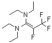 结构式 CAS# 216393-97-4, N,N,N',N'-四乙基-2,3,3,3-四氟-1-丙烯-1,1-二胺