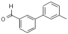 结构式 CAS# 216443-78-6, 3-(3-甲基苯基)苯甲醛