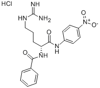 CAS 登录号：21653-41-8， 苯甲酰基-D-精氨酰-对硝基苯胺盐酸盐