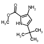 CAS#: 216574-65-1， Methyl 3-Amino-5-(2-Methyl-2-Propanyl)-1H-Pyrrole-2-Carboxylate