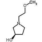 CAS#: 216666-99-8， (3R)-1-(2-Methoxyethyl)-3-Pyrrolidinol