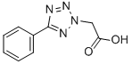 结构式 CAS# 21743-68-0, (5-苯基-四唑-2-基)-乙酸