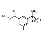 CAS#: 217476-42-1， Methyl 3-Iodo-5-(2-Methyl-2-Propanyl)Benzoate