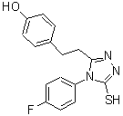CAS#: 217487-47-3， 4-{2-[4-(4-Fluorophenyl)-5-Sulfanyl-4H-1,2,4-Triazol-3-Yl]Ethyl}Phenol