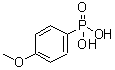 结构式 CAS# 21778-19-8, (4-甲氧基苯基)膦酸