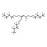 CAS#: 217805-03-3， [1,1,1,2,2,3,3,4,4,14,14,15,15,16,16,17,17,17-Octadecafluoro-10-(4,4,5,5,6,6,7,7,7-Nonafluoroheptyl)-9-Heptadecen-8-Yl]-lambda<Sup>2</Sup>-Stannane