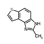 CAS#: 21788-18-1， 2-Methyl-3H-Thieno[3,2-e]Benzimidazole