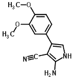 CAS#: 217954-75-1， 2-Amino-4-(3,4-Dimethoxyphenyl)-1H-Pyrrole-3-Carbonitrile