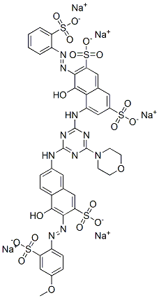 CAS#: 2184-15-8， Pentasodium (3Z)-5-[[4-[[(6E)-6-[(4-Methoxy-2-Sulfonatophenyl)Hydrazinylidene]-5-Oxo-7-Sulfonatonaphthalen-2-Yl]Amino]-6-Morpholin-4-Yl-1,3,5-Triazin-2-Yl]Amino]-4-Oxo-3-[(2-Sulfonatophenyl)Hydrazinylidene]Naphthalene-2,7-Disulfonate