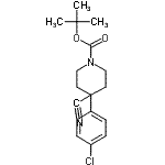 CAS#: 218451-34-4， Tert-Butyl 4-(4-Chlorophenyl)-4-Cyano-Piperidine-1-Carboxylate