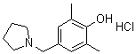 CAS#: 218796-04-4， 2,6-Dimethyl-4-(1-Pyrrolidinylmethyl)Phenol Hydrochloride (1:1)