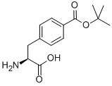 结构式 CAS# 218962-77-7, 4-[(1,1-二甲基乙氧基)羰基]-L-苯丙氨酸