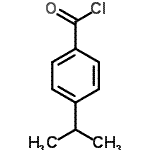 结构式 CAS# 21900-62-9, 4-异丙基苯甲酰氯