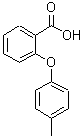 structure of CAS# 21905-69-1, 2-(4-Methylphenoxy)Benzoic Acid;[61343-99-5];2-(4-methylphenoxy)benzoic acid;2-(4-Methylphenoxy)benzoic acid #